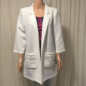 New York Clothing Co women white jacket